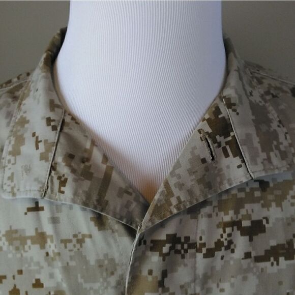 American Apparel military shirt Sz M - Picture 3 of 10